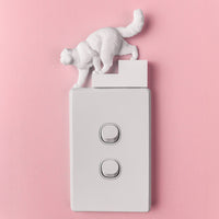 Walking Cat Light Switch Cover