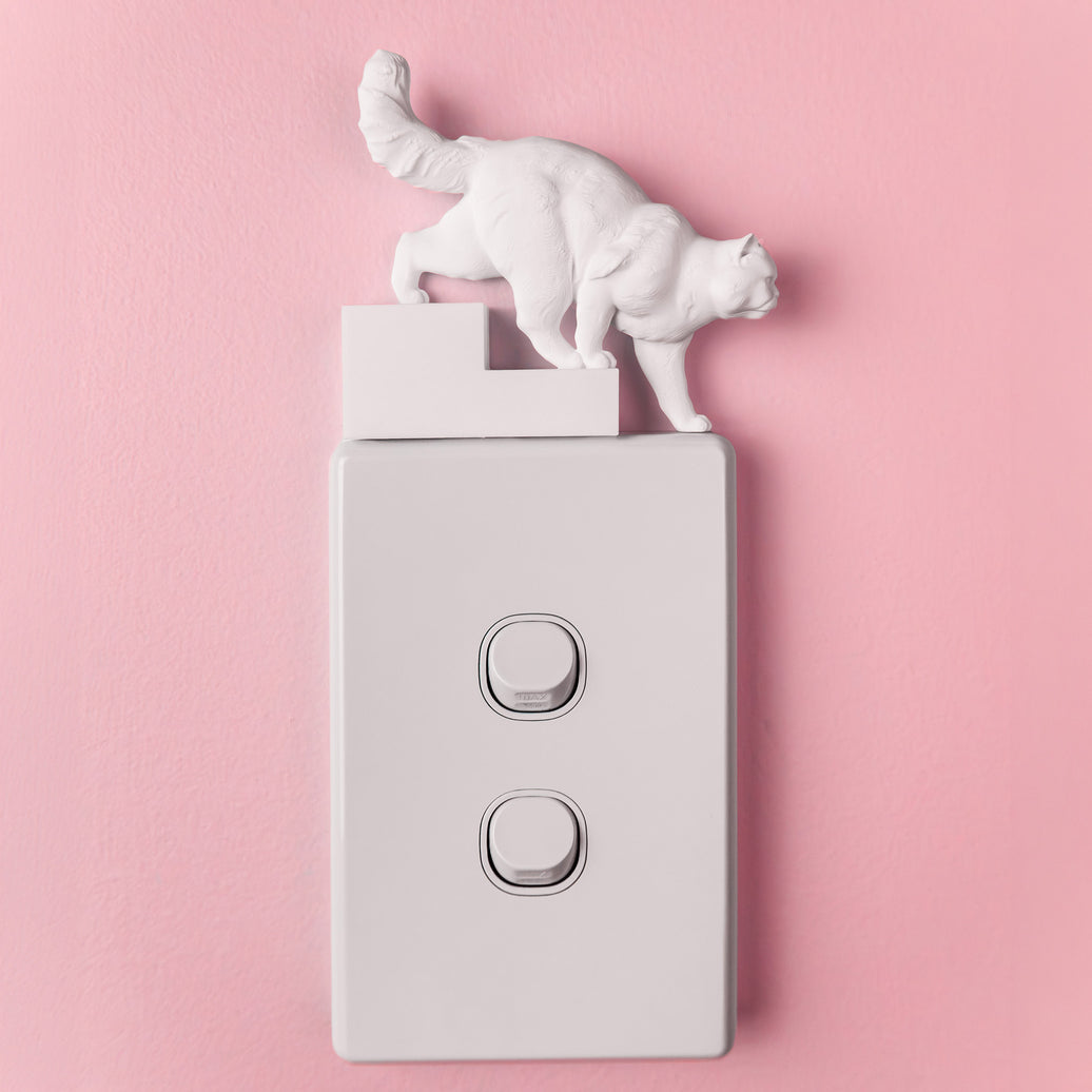 Walking Cat Light Switch Cover