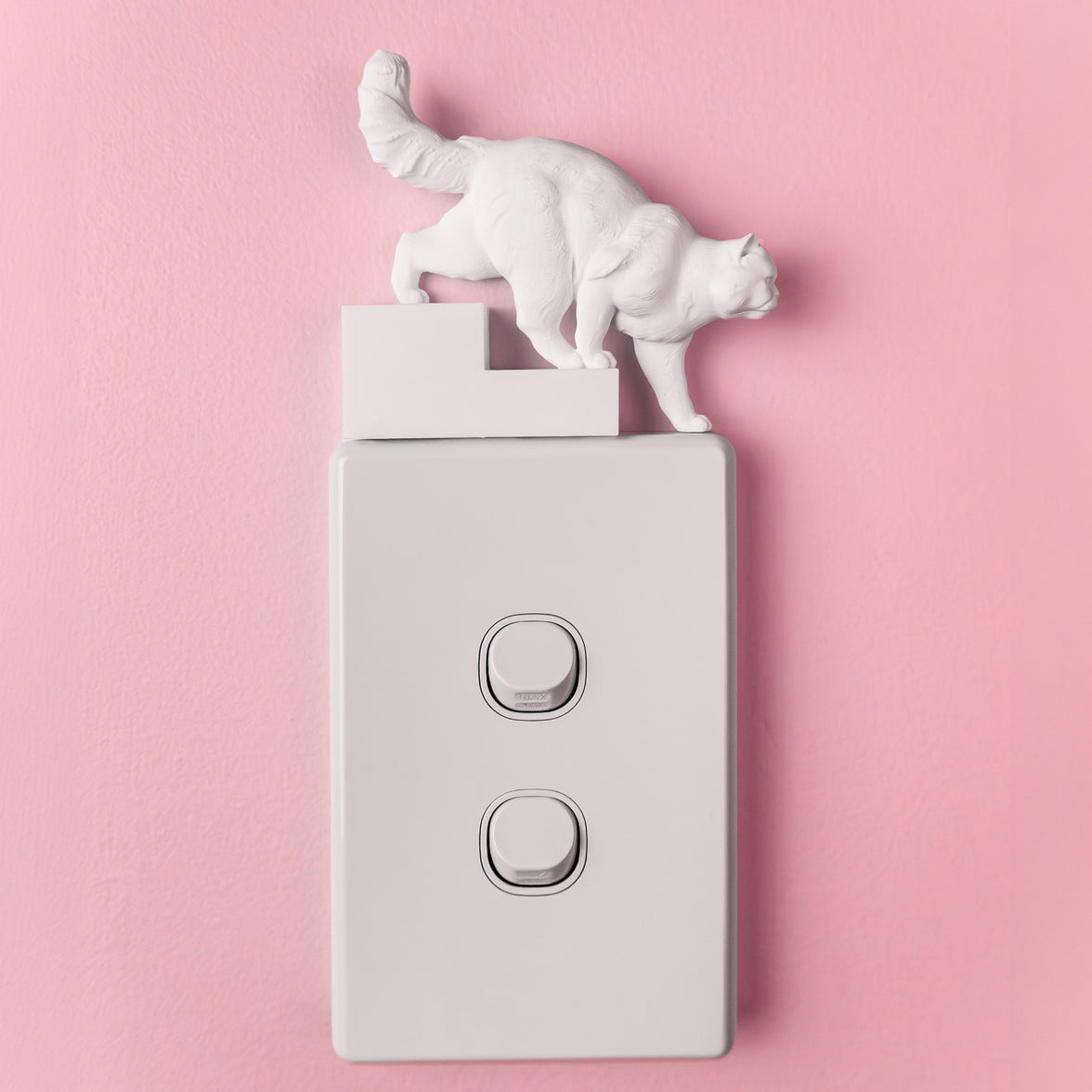 Walking Cat Light Switch Cover
