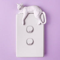 Lounging Cat Switch Cover