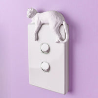 Lounging Cat Switch Cover