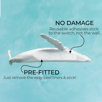 Humpback Whale Light Switch Cover