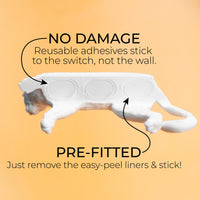 Lounging Cat Switch Cover